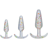 Doc Johnson Pride Silicone Anal Trainer Set Butt Plugs